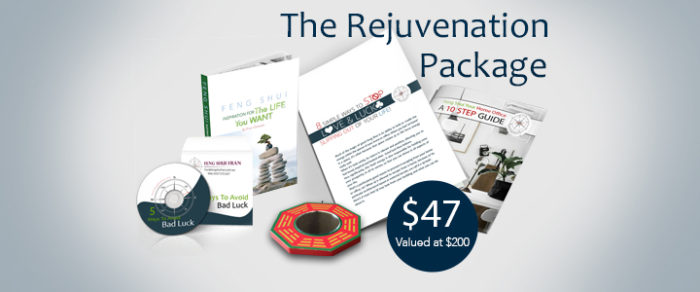 Image shows contents of Rejuvenation Package