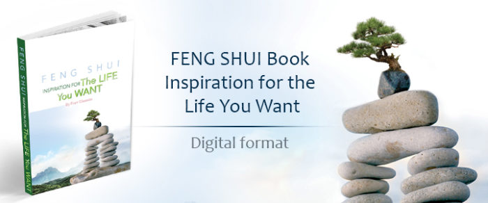 Image shows the front cover of the book titled Feng Shui - Inspiration For The Life You Want