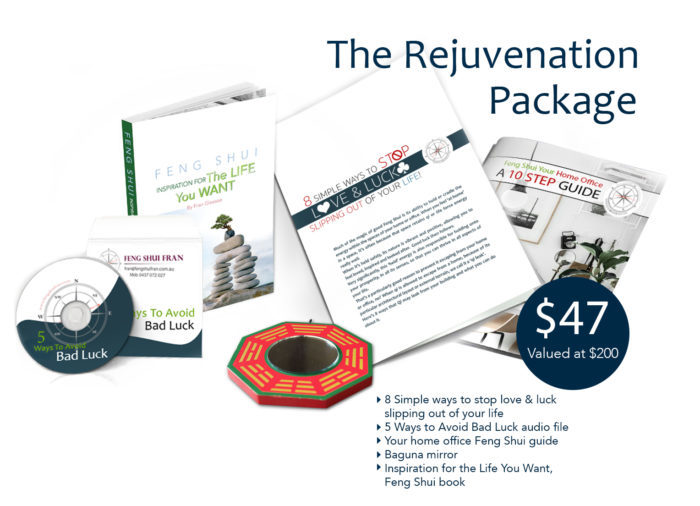 Image shows the contents of the Rejuvenation package