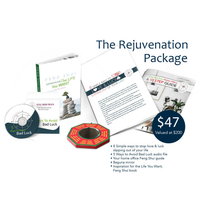 Image of the contents of the Rejuvenation Package